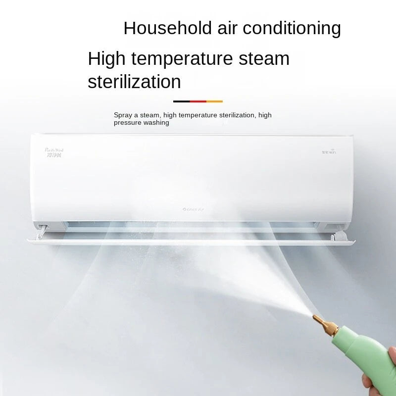1500W 220V High Temperature Steam Cleaner 1300ml Tank Water 15s Quick Heating Steam Cleaner for Kitchen Air Conditioner Cleaning-EU Plug