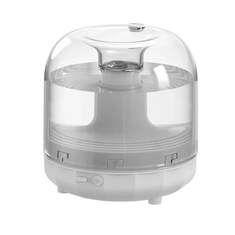 Compat 500ML Colorful Light Glass Ultrasonic Air Cooling Mist Machine With Color Night Light Room Home Humidifier Diffuser