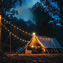 Nextool 2 in 1 Outdoor Camping Lights 7 Lighting Modes 12 Meters 20S Recovery Curly Camping Fairy Lights, IP67 Waterproof, Usb Charge, With Music And APP Smart Control RGB Ambient Light Strip For Tent, Camping, Garden, Interior Decoration