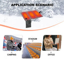 Portable Folding Elextric Heated Seat Cushion USB Charging Camping Travel Electric Heating Mat Winter Outdoor Fishing Warm Chair Pad