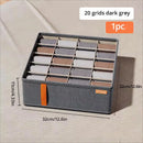 1PC 6/7/20 Grid Underwear Storage Box Socks Underwear Storage Drawer Division Multifunction Ale Household Wardrobe Classification