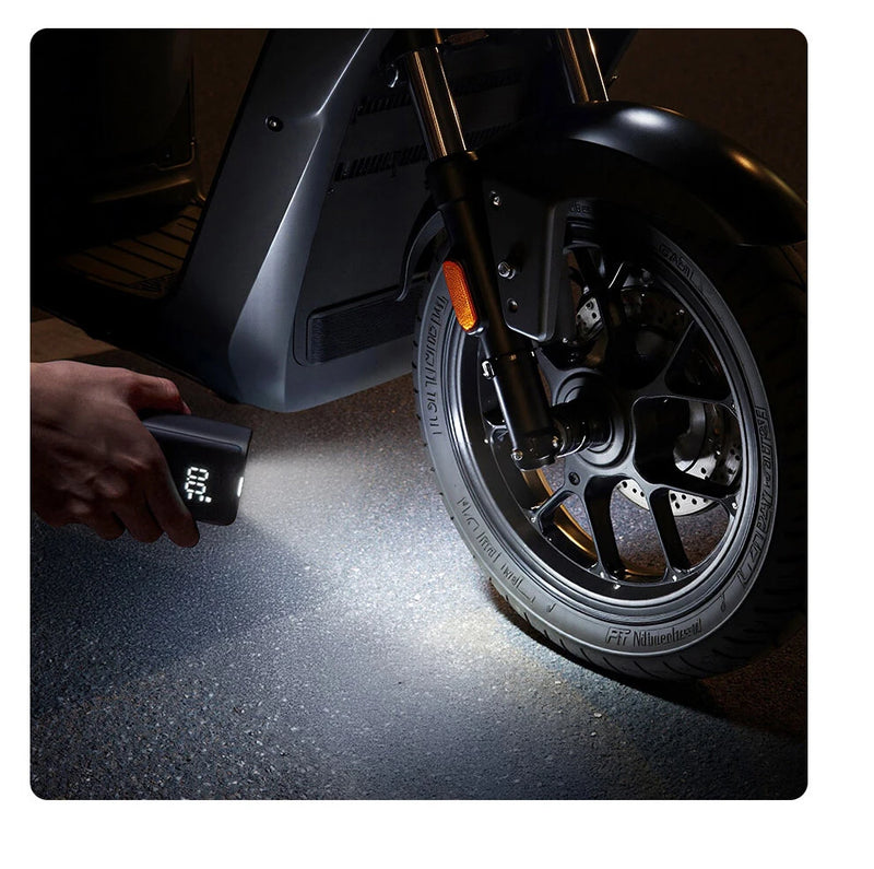 Xiaomi Mijia Home Portable Air Pump 3 - 150PSI Inflation, 2000mAh, 240g Ultra-Light, Preset Accurate Pressure and Micro-margin display, Suitable for Bikes, Cars, Balls, Tires, with Long-Distance Light