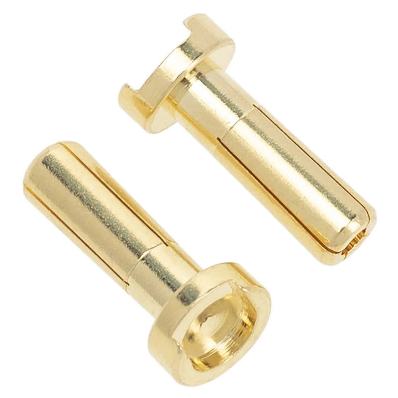 4PCS Hard Case Battery Cooler Bullet Plug Banana Head for 1/10 RC Off-Road Monster Truck RC Modified Car