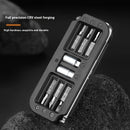 BENGGUO 10 in 1 Portable Bicycle Repair Tools 6mm Wrench 6Pcs CRV Removable Adapter Sleeve for Protable Bike Quick Fix