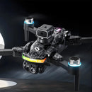 YLR/C S160 WiFi FPV with LCD Screen Controller HD Dual Camera Servo Gimbal 360 Obstacle Avoidance Colorful LED Lights Brushless Foldable RC Drone Quadcopter RTF