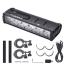 LAOTIE B06 B08 5000Lm Brightness Bike Headlight 8 LED Large Beads Dual Distance Beam Design 10000mAh Battery Phone Emergency Power Bank IPX5 Waterproof 4 Light Modes Fast Charge Bicycle Digital Display Front Light for Electric Bike Scooter MTB Bikes
