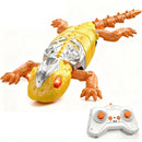 Remote Control Wall Climbing Spider / Green Lizard / Yellow Lizard Model 360 Rotation LED Lights Vacuum Suction Ground Crawling Toy