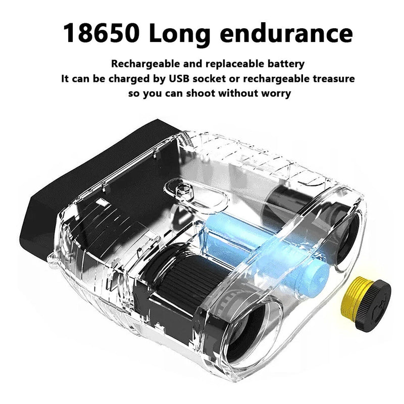 Binoculars with Camera Night Vision Scope 4X Optical Zoom 8X Digital 3" LCD Screen 2.5K Video 3W IR Waterproof IP65 for Hunting Outdoor Telescope