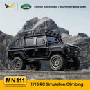 MNRC MN111 DIY KIT 1/18 4X4 RC Car LED Light Climbing Rock Crawler Off-Road Truck Portal Axle Alloy Shell Toys Classic Vehicles Models
