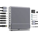 Bakeey HD-175 16-in-1 Type-C Vertical Hub Docking Station with USB 3.1/3.0/2.0 4K HD/DP 100W PD SD/TF RJ45 Ethernet for Phone Tablet MacBook Pro