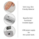 TENGOO Outdoor Warm Electric Heating Scarf Intelligent Heating Scarf 3 Gear Heating USB Heated Scarf Thermal Shawl Neck Brace Neck Protection Cold Invisible Zipper