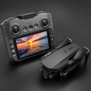 YLR/C E88 GT WiFi FPV with 4.9inch Large LCD Screen Controller HD Dual Camera Optical Flow Positioning Brushless Foldable RC Drone Quadcopter RTF