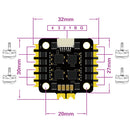 20x20mm HAKRC 25A BLheli_S BB2 2-4S 4In1 Brushless ESC Support DShot600 for RC FPV Racing Drone
