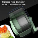 1 Set 3-in-1 Rotating Vegetable Cutter with Crank Handle Manual Garlic Shredder Multifunction Vegetable Slicer Kitchen Accessories Vegetable Grater Chopper Round Cutter