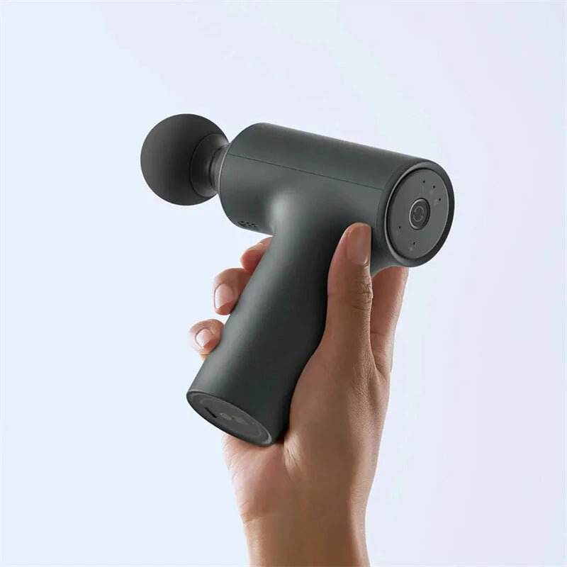 Xiaomi Mijia Portable Fascia Gun 2C 12kg 2500rpm High-speed Thrust Massage 3 Gear Smart Relaxation 1900mAh Capacity Mode Preference Memory 350g Lightweight Mini Vibration Fitness Massager for Gym Sports Workout