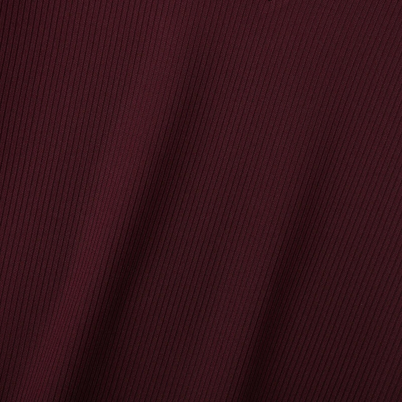 INCERUN Mens Striped Long Sleeve T-Shirt Knitted Solid Color Fashion Big V-neck Tshirt for Male S-5XL