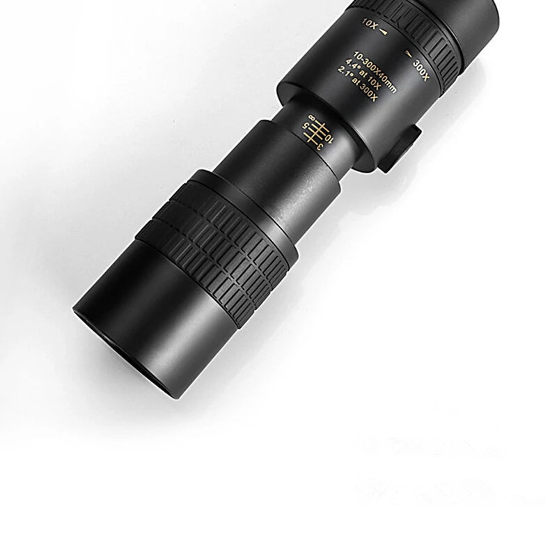 10-300X40 Monocular Telescope HD Zoom Pocket Low Night Vision Powerful Telescope For Camping Hunting Outdoor