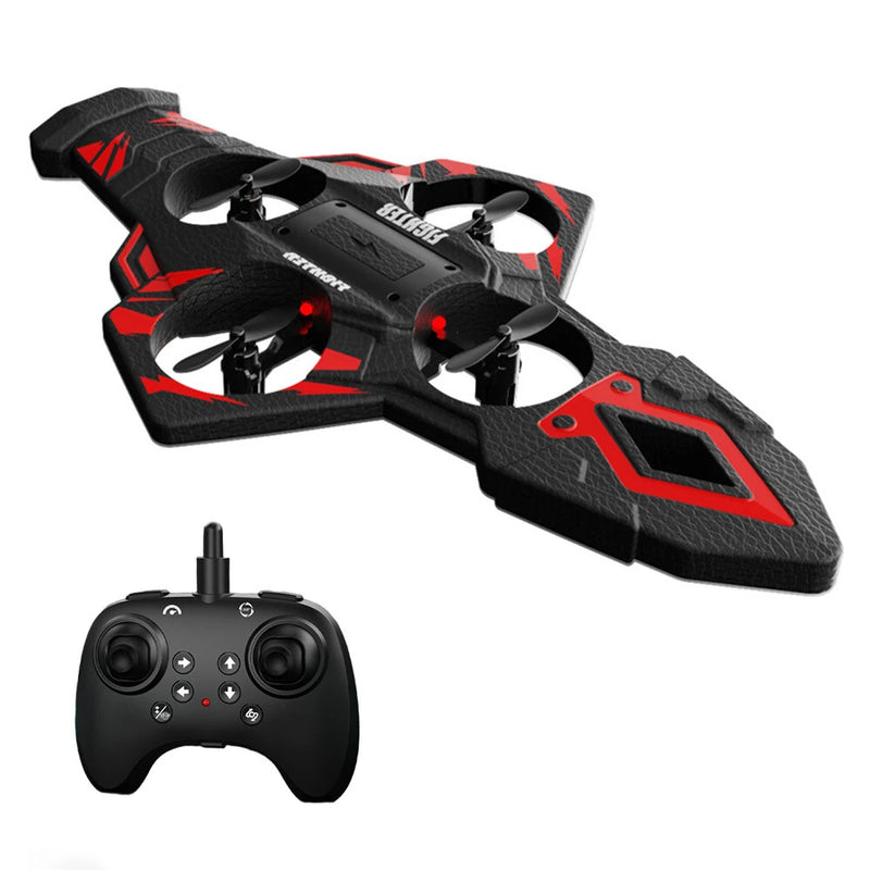 H36 2.4G Flying Sword EVA Foam 360 Flip Roll Turbofans Motors 4CH LED RC Toy Gift Remote Control Drone Airplane Quadcopter Stunt Glider RTF