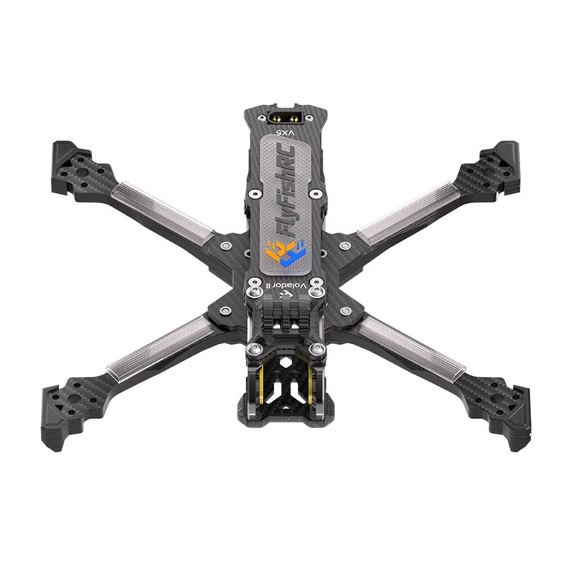 FlyfishRC Volador II VX5 V2 225mm Wheelbase 5 Inch T700 Carbon Fiber Frame Kit Support DJI O4 Air Unit for DIY RC FPV Racing Drone