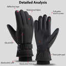 TENGOO Touch Screen Winter Gloves Waterproof Outdoor Sports Cycling Running Motorcycle Ski Fleece Gloves Non-slip Warm Full Fingers for 5-10 Cold Weather