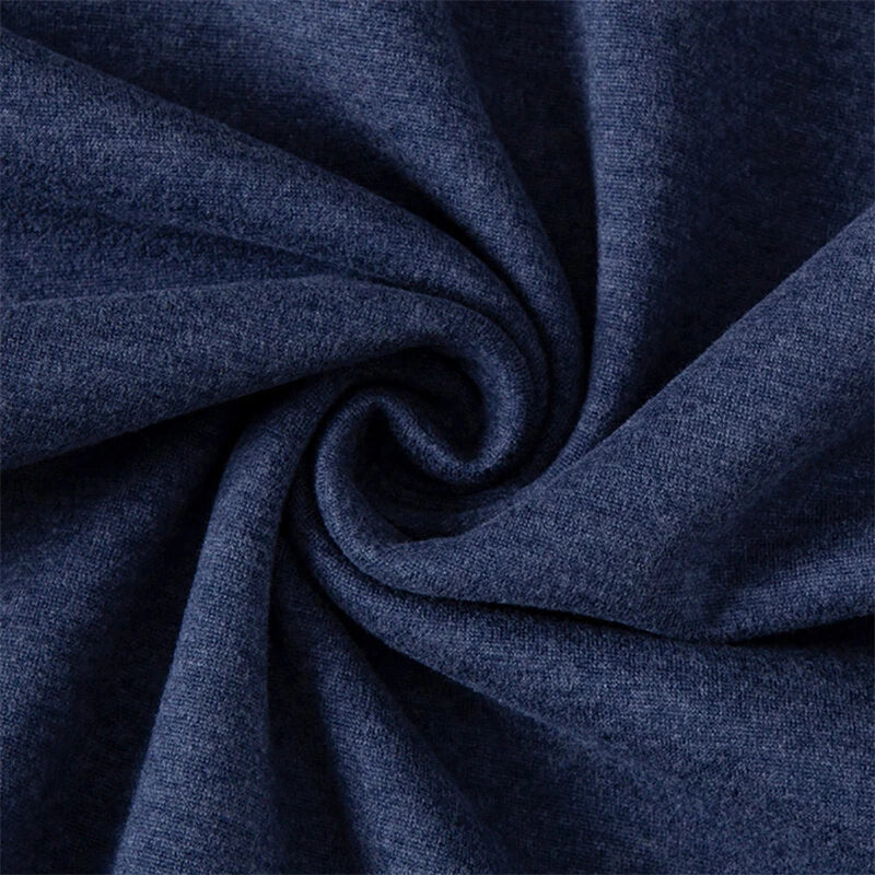 TENGOO Men's Fall Winter Thermal Underwear Set Simple Base Layer Long-Sleeved Top Pant Casual Pajamas Set