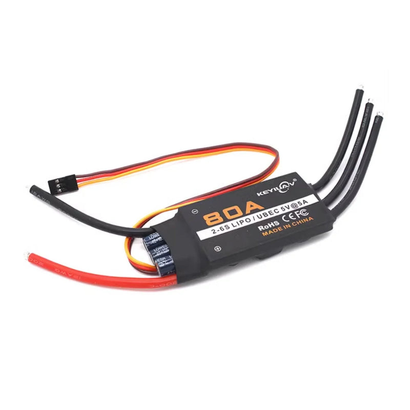 keyiuav Brushless Two-Way ESC T Plug 3.5MM Banana Plug Remote Control Car And Ship Model Underwater Propeller Wind Boat 20A 30A 40A 50A 60A