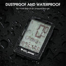 WEST BIKING 5 Languages Bike Computer 21 Functions Touch Screen USB Charging Waterproof Wireless Bicycle Speedometer Odometer for MTB Road Cycling