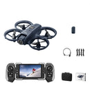 ZFR E66 AIR MINI WiFi FPV with 4.3inch Display Dual Camera 180 Electrically Adjustable Optical Flow Hover Automatic Obstacle Avoidance Circle Protection Kids Gifts 2.4G 4CH 6-Axis Remote Control RC Toys Drone Quadcopter RTF