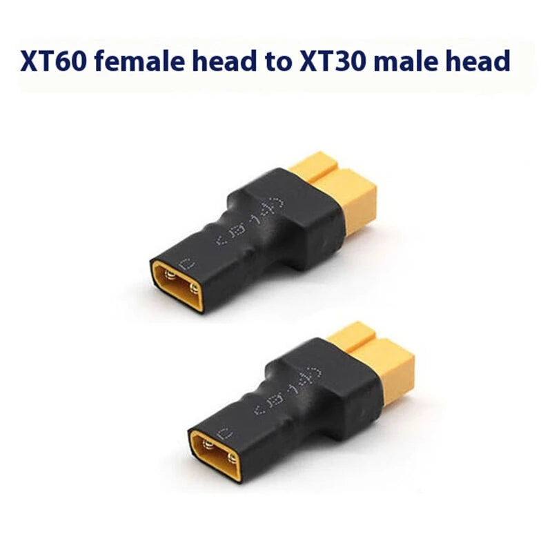 2pcs RC XT60 Male To Deans Plug Female T Connector Adapter for Remote Control Vehicles and Toys