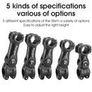 WEST BIKING 60 Adjustable Bicycle Handlebar Booster 25.4mm Aluminum Alloy Bike Front Fork Stem Adapter