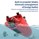 TY XIN 725 2.4G 30km/h RC Boat Jet Speedboat Capsized Reset Waterproof LED Light Remote Control Ship High Speed Vehicles Models