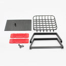 QY3D Upgraded Spare Tire Rack Rear Truck Bed Skateboard Parts for TOYOTA Land Cruiser LC79 MNRC MN82 1/12 RC Cars Vehicles Accessories