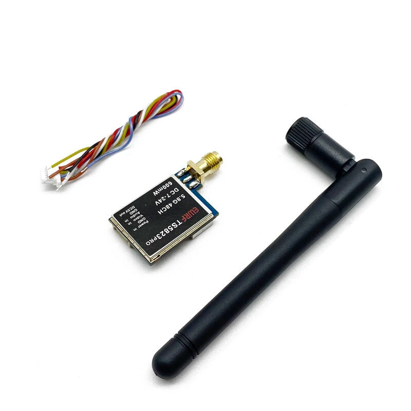 Upgraded EWRF TS5823 Pro 5.8GHz 40CH 600mW FPV Transmitter VTX With CMOS 1200TVL Camera For RC Drone