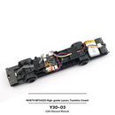 XCRATOYS NORTH BFC6120 Y30-03 1/64 2.4G RWD RC Car Simulation Bus Citybus Alloy Body LED Light High Grade Luxury Touristry Electric Remote Control Vehicles Models Adult Children's Toys
