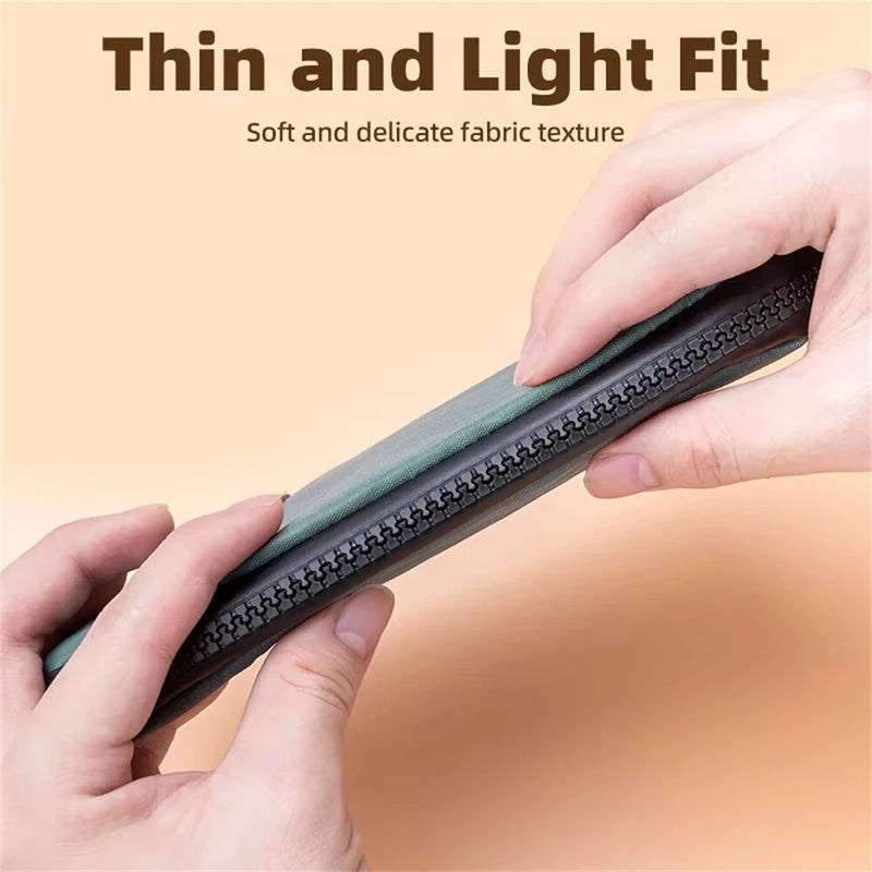 ROCKBROS 0.15L Portable Mini Cycling Phone Bag Lightweight Smooth Zipper Coin Purse Wallet Partitioned Storage Pack