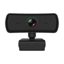 1080P FHD Computer Camera Auto Focus 360 Rotation USB Driver-free Web Cam with Mic for Live Conference