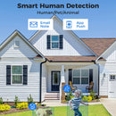 Hiseeu WHC905 5MP PTZ Wireless Security Outdoor Camera Explosion-Proof Cameras Auto Tracking Motion Detection WiFi Camera Works with Alexa Wireless Camera System