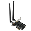 WiFi 6e AX3000 Wi-Fi Adapter Tri Band 2.4G/5G/6G Desktop PCIE Wireless Network Card Support 5.2 bluetooth for PC Win 10/11