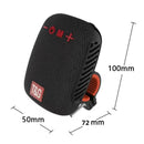 T&G Bike-specific Wireless Speaker  45mm Large Horn HiFi Sound bluetooth V5.3 Waterproof Fashion Portable Mini Outdoor Speaker with FM Radio for Cycling Riding Hiking