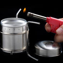 IPRee Mini Portable Liquid Alcohol Stoves Camping Picnic Stove Outdoor Stainless Steel Liquid Alcohol Stove Liquid Burner for Camping