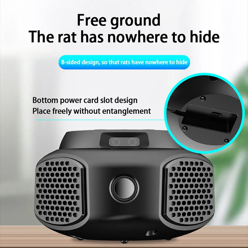 20kHz - 45kHz Ultrasonic Mouse Repeller High Power Mosquito Repeller Insect Repeller 360 Repeller for Large Homes Warehouses Hotels And Office Spaces