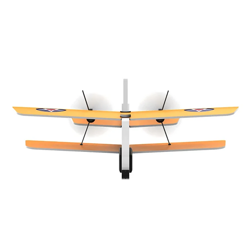 KF801 PT-17 230mm Wingspan 2.4GHz 2CH Gyroscope Stabilization Indoor & Outdoor Mini RC Airplane Glider RTF for Beginner Children Toys