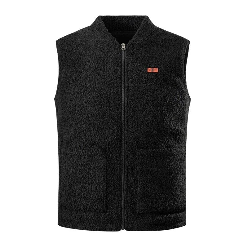 TENGOO HV-08 Heated Vest 8 Heating Areas USB Charging 3 Gear Temperature Control Plush Windproof Outdoor Winter Warm Clothing