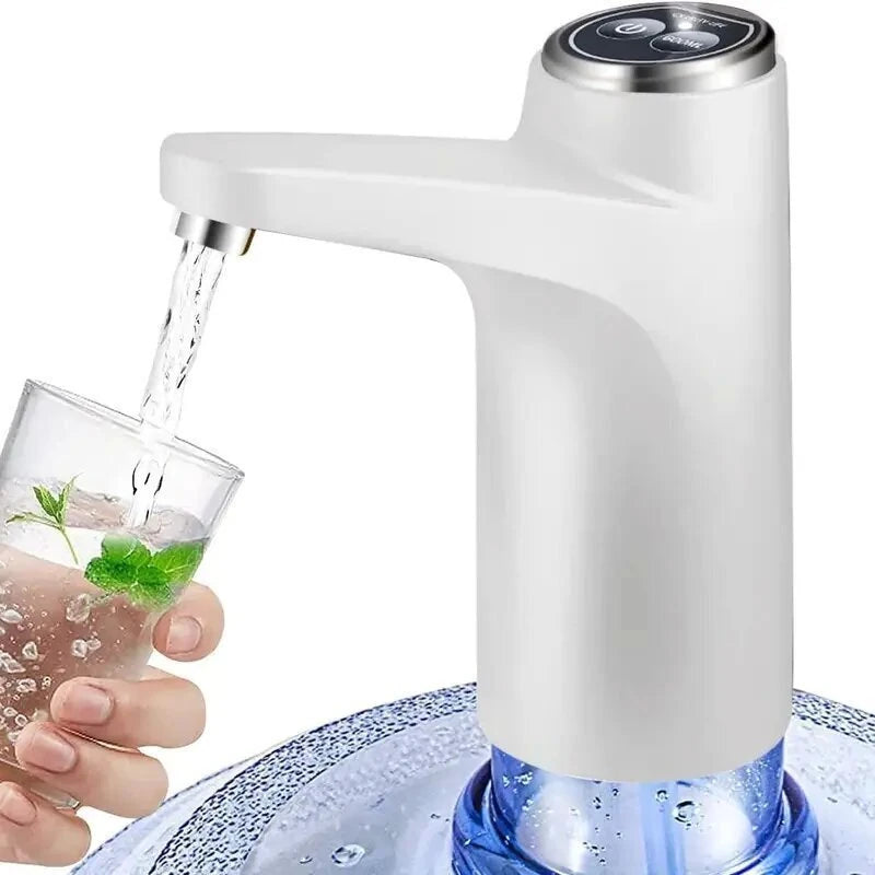 Electric Water Dispenser Pump USB Rechargeable 4W Lightweight Compact Design for Home Kitchen 21.65" Tube Length Multiple Colors
