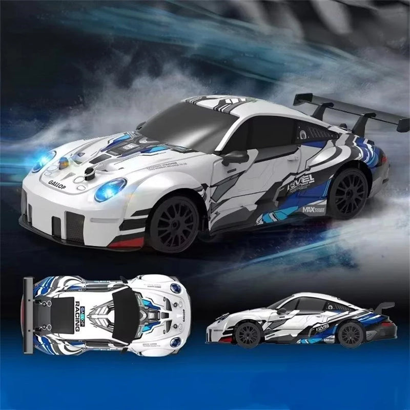 ZG UD2237A RTR 1/24 2.4G 4WD Drift RC Car Mini Race LED Light Radio Control High-Speed Motor On-Road Racing Vehicle Model Boys Gifts Outdoor Toys