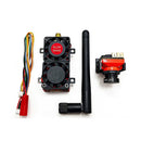 SLONWAKE 4.2W FPV System 5.8GHz 48CH FPV Transmitter VTX with B19 1/3" CMOS 1500TVL FPV Camera 2.1mm Lens and Dual Cooling Fan for FPV Racing Drones