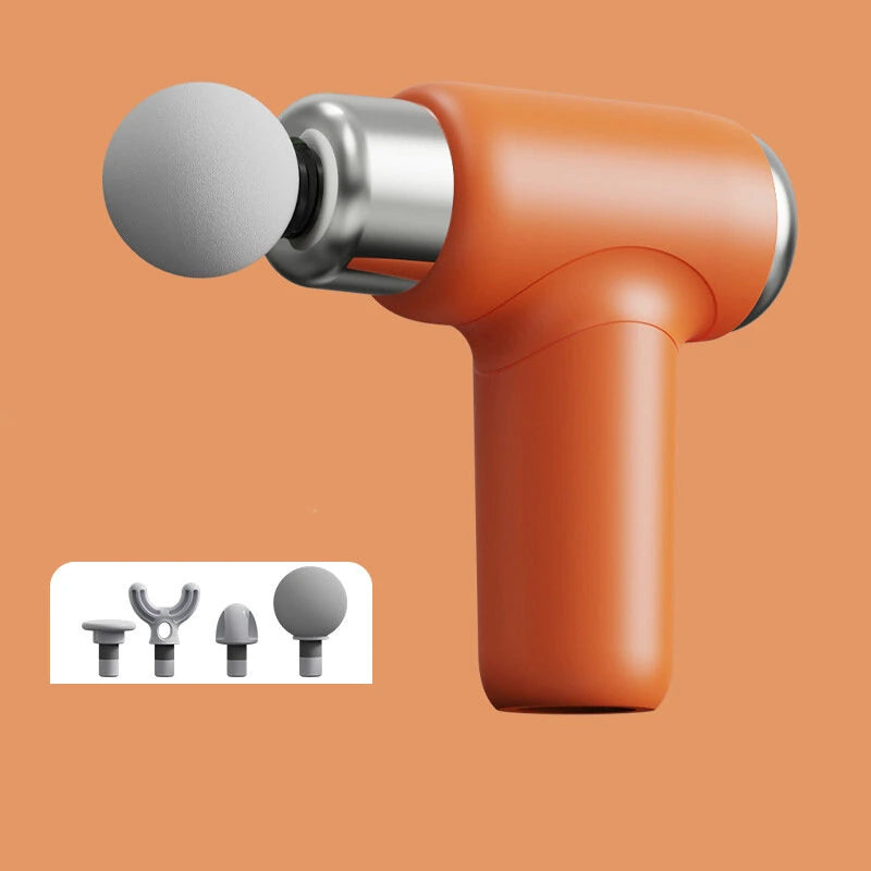 COSHARE Mini Muscle Massage Gun Portable Fascia Gun Electric Massage Gun 6-Speed Adjustable Fitness Muscle Relaxation Massager