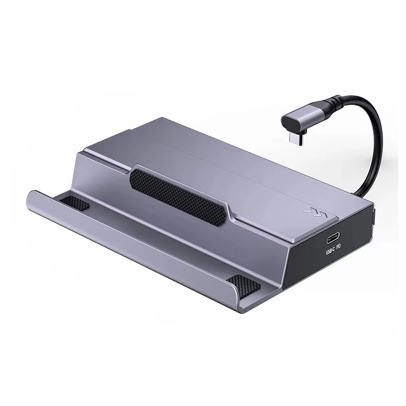 7-in-1 USB-C Steam Deck Docking Station with M.2 NVME SSD Card Slot HUB Type C to HD 4K60Hz 1000M Gigabit Ethernet USB 3.0 Hub for Macbook