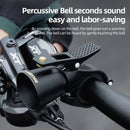 ROCKBROS Bike Bell 100db Copper Alloy Security Alert Waterproof Ring Easy Installation Crisp Bell for MTB Road Bicycle Cycling