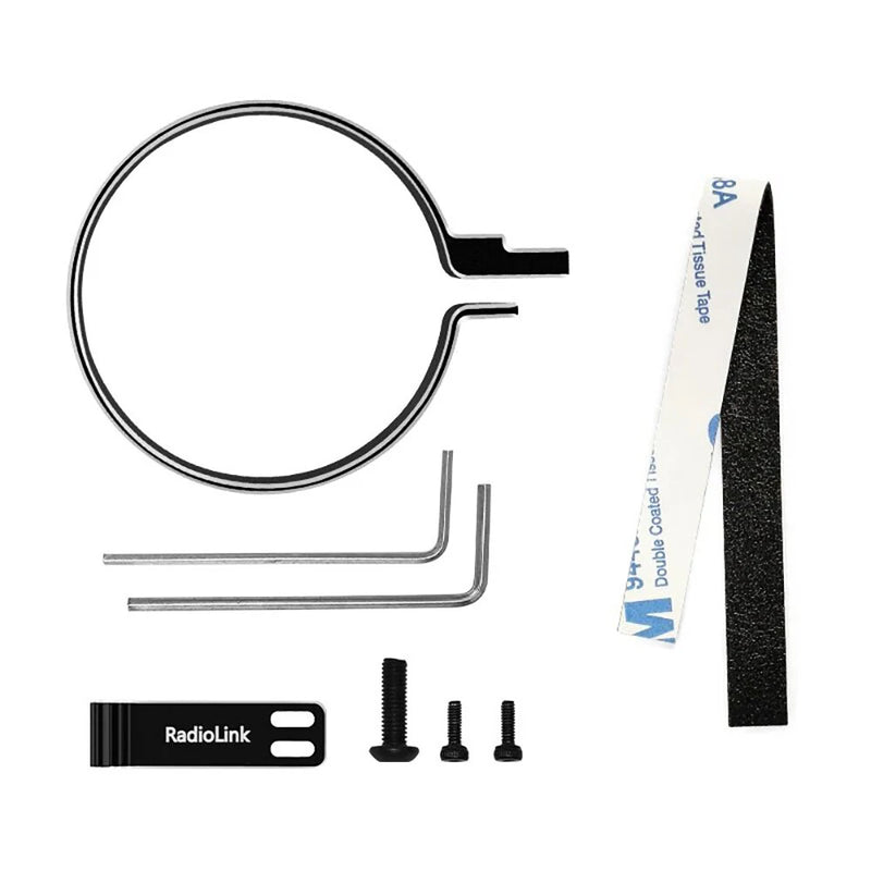 Radiolink RC8X Transmitter Aluminum Alloy Steering Wheel Trigger Adapter Handwheel One-Handed Control Adjustable Accessory for RC8X RC4GS RC6GS V2 V3 Remote Controller